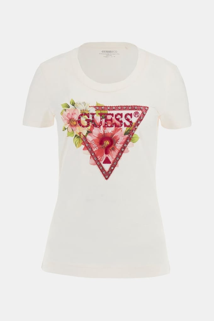 Guess Dames t-shirt triangle beads