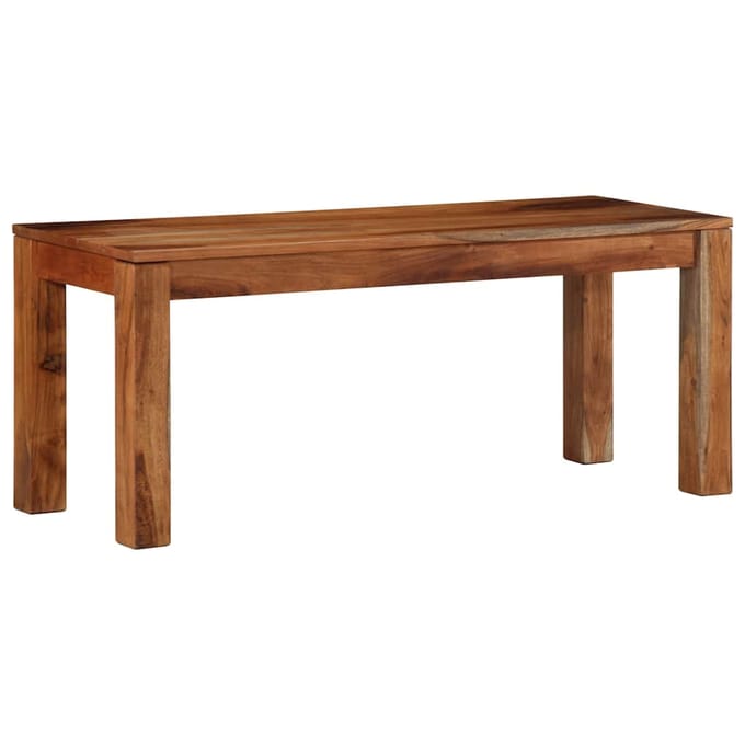 vidaXL - Bankje - 110 - cm - massief - acaciahout