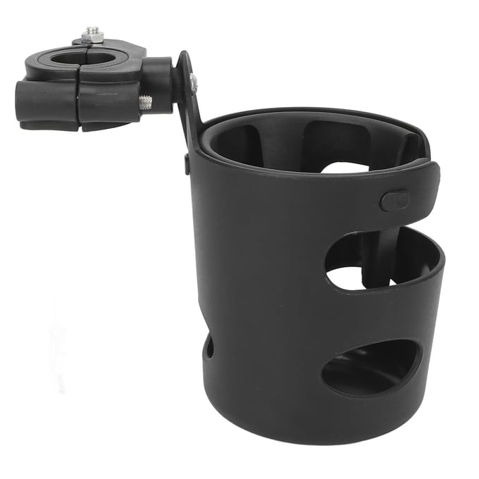 Multifunctionele Drinkbekerhouder Universele Waterfles Bekerhouder voor Rolstoel Mobiliteit black
