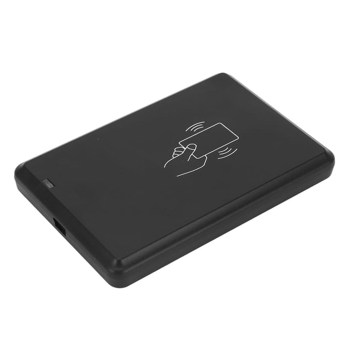 IC Kaartlezer Smart USB 13.56MHz Snel Lezen Toegangscontrolesysteem voor RFID Huisbeveiliging black