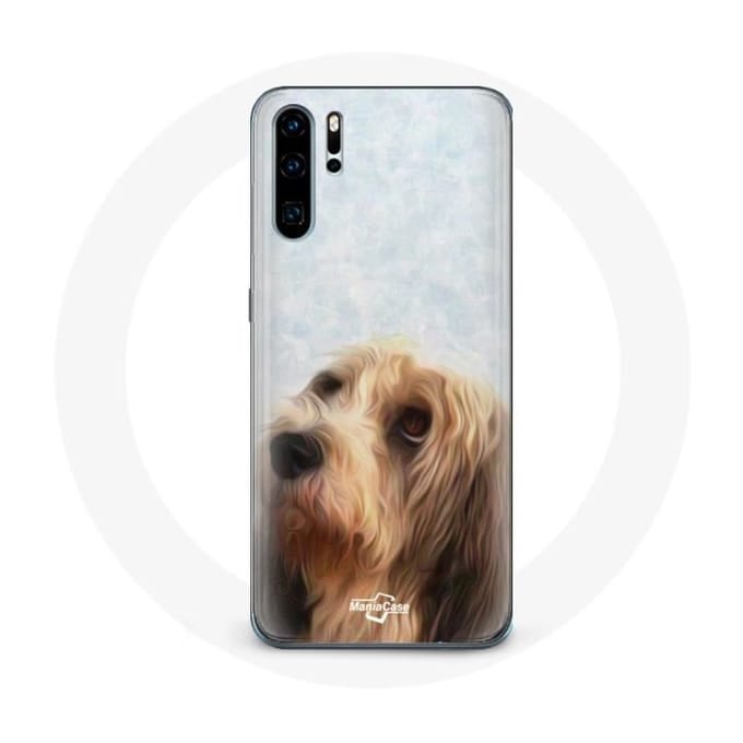 Coque - Huawei - P30 - Souple - Noir - Petit basset griffon vendéen