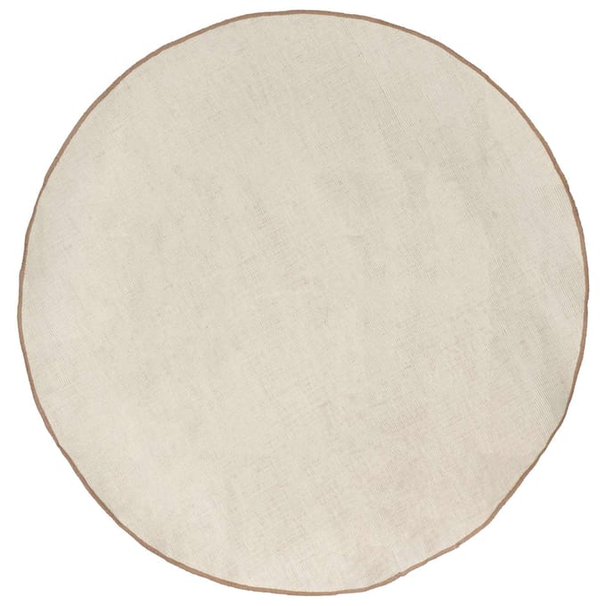 vidaXL - Vloerkleden - Naturel - Ø - 120 - cm - Jute