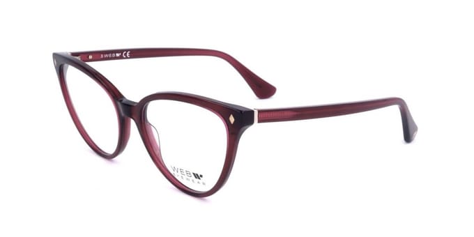 Web WE5388 Shiny bordeaux 54/17/140 WOMAN Brilmonturen