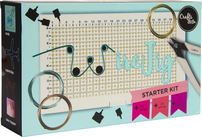 Crafts&Co - Wire Jig Starterkit - 50 Pinnen - 3x Draad - 20 Designs
