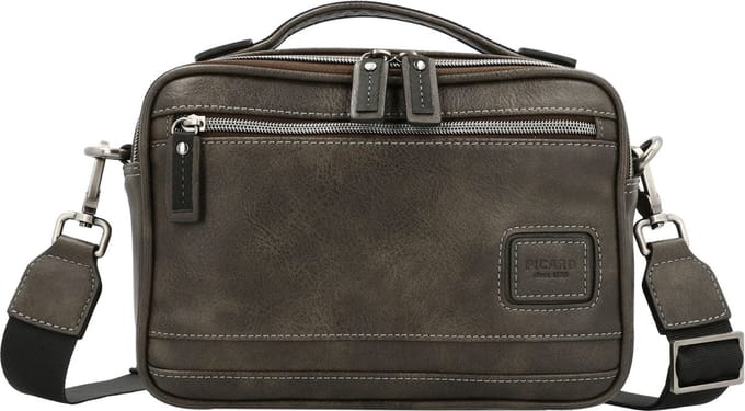 PICARD Schoudertas Breakers Crossover Bag Graphit Donkerbruin