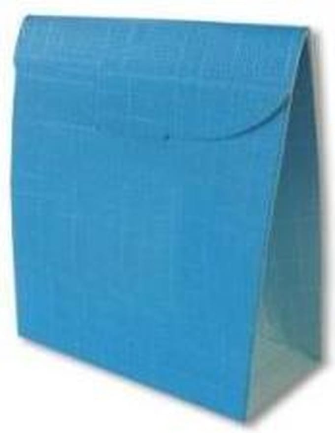 Cadeau verpakking, 70x35x80mm BLAUW (25 stuks)