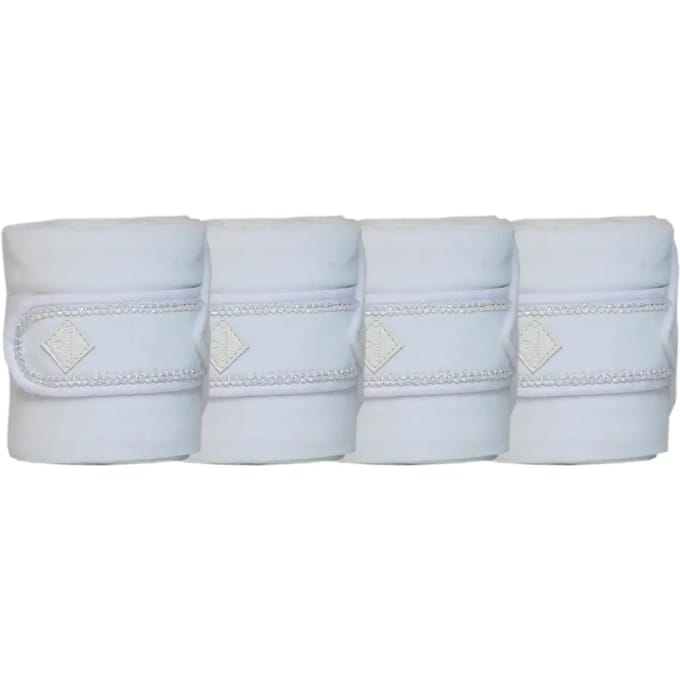 Kentucky Horsewear - Polar Fleecedeken Polos Pearls - Wit - Maat Full