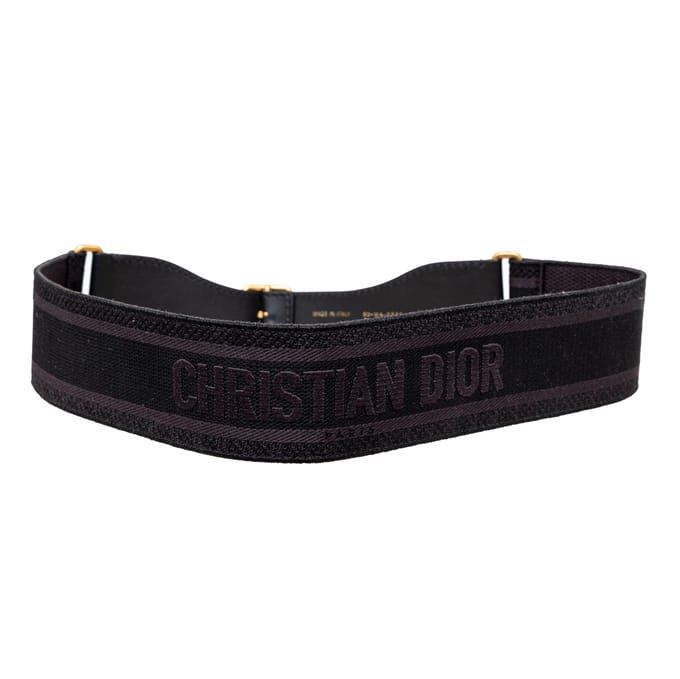 Christian Dior brede canvas riem - '20s