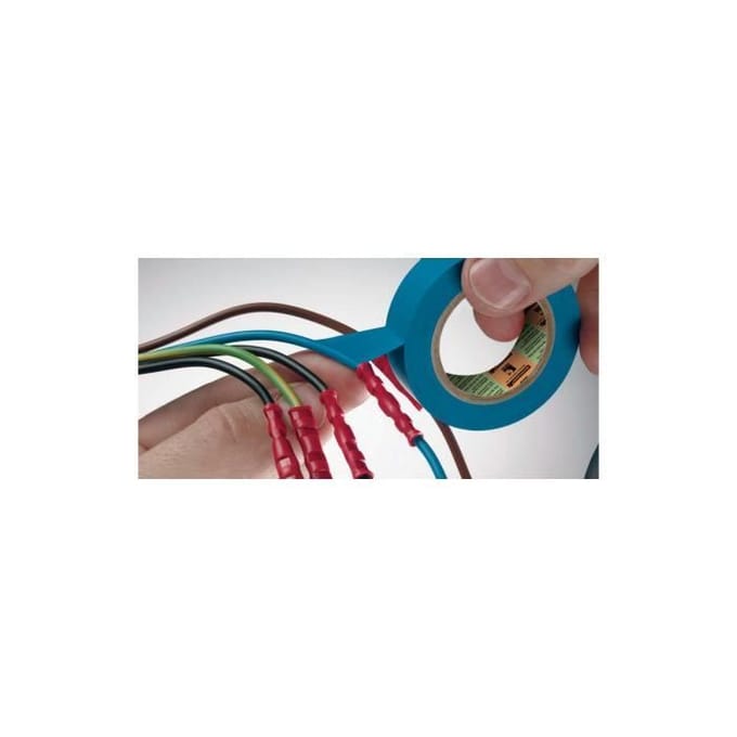 Ruban électrique PVC brun 10mx15mm - Lot de 10 - BARNIER bruin