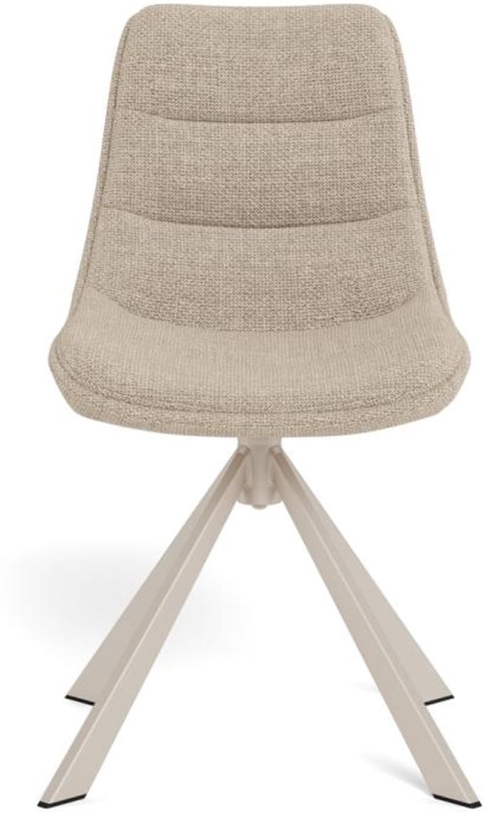 Eetkamerstoel Hannah Basel Beige Grijs - Giga Living