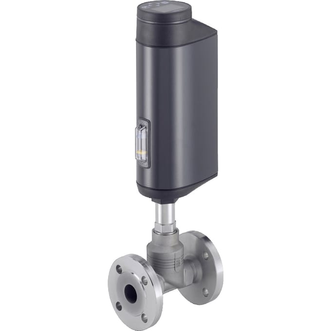 Geflensde DN 40 Positiecontroller NC Roestvrijstalen Elektrische Klepafsluiter - 3361 - 20006589