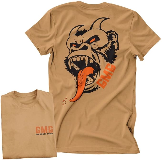 Gas Monkey Garage Deamon Monkey T-shirt GMG-1-GMG1003-H84-14