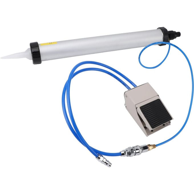 Pneumatisch Kitpistool Aluminiumlegering Draagbaar Efficiënt Pneumatisch Lijm Kit Patroon Applicator Gereedschap voor Thuis white
