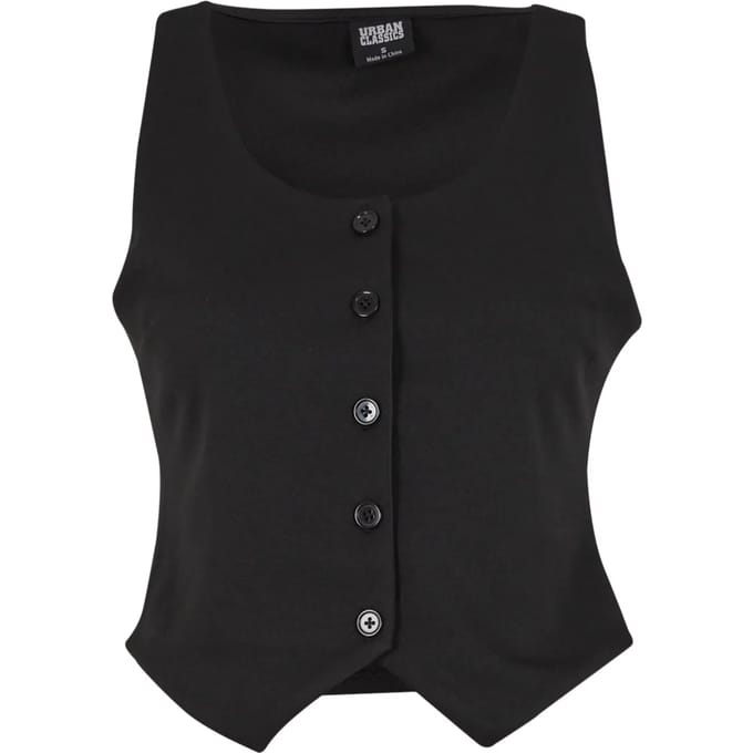Urban Classics - Jersey Gilet - L - Zwart
