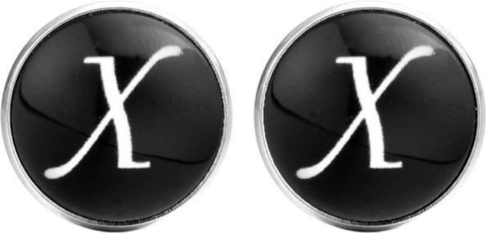 Fako Bijoux - Manchetknopen - Alfabet - Letter X