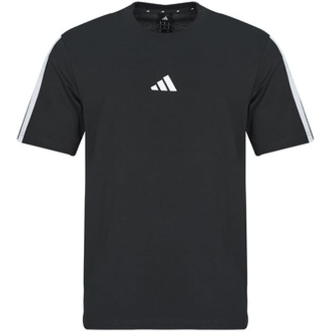 T-shirt van eenvoudige jersey adidas Essentials 3-Stripes