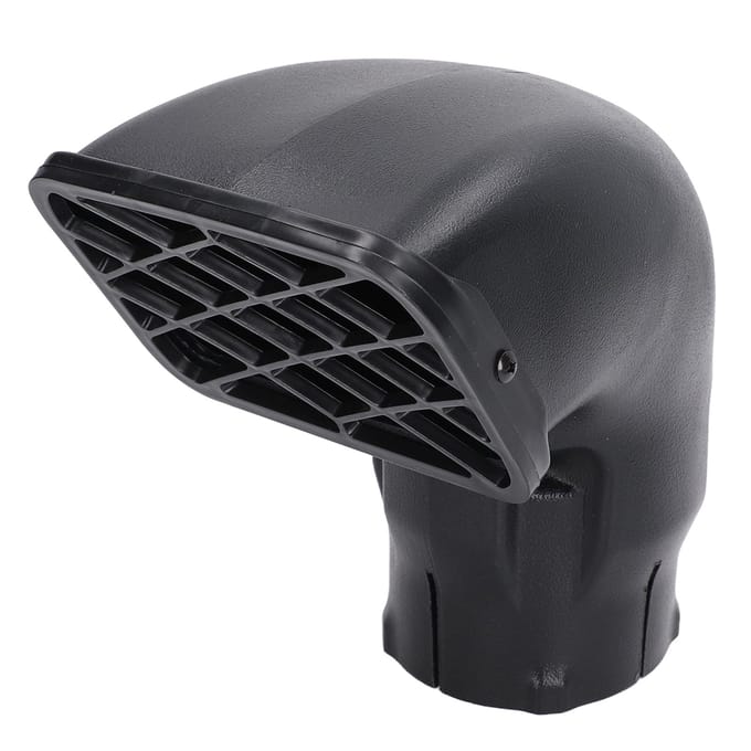 Auto Snorkel Kop LLDPE Plastic Stofvanger Luchtinlaatkop Vervanging Universeel Accessoire 3.5in black