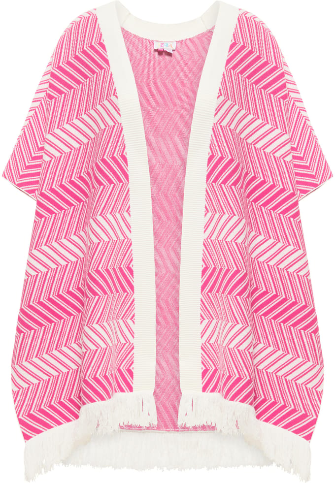 IZIA gebreide poncho mahisha
