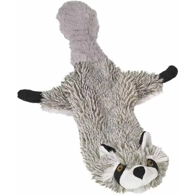 Platte wasbeer hondenknuffels Nobby Pet