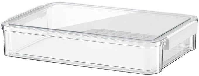 Dailygoods- Documentenbox - Opbergdoos - Transparant Kunststof - Lichtgewicht - Waterdicht - Grote Capaciteit