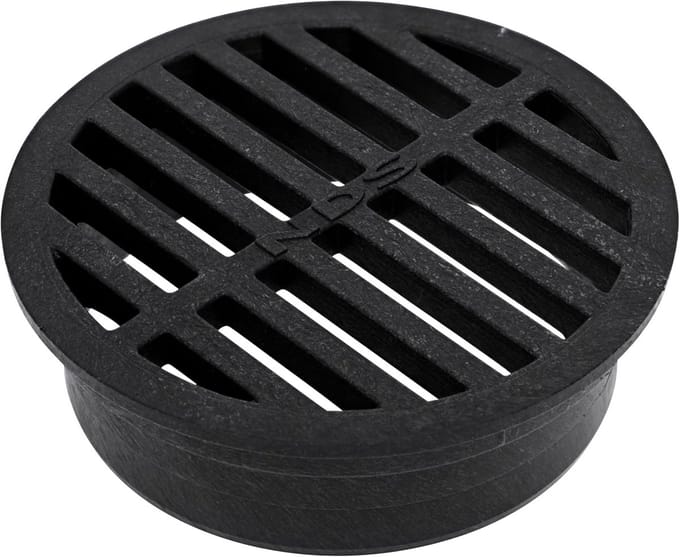 Rond Afvoerrooster 4 Inch - Ideaal voor Drainage van Water en Puin