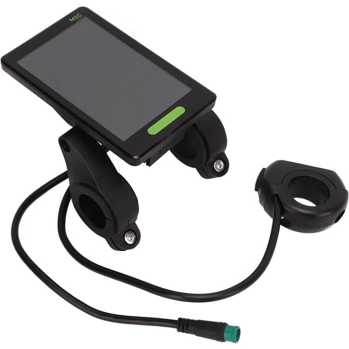Elektrische Fiets Display Meter Groot Scherm M6C LCD Scooter Display Bedieningspaneel Met Waterdicht gray