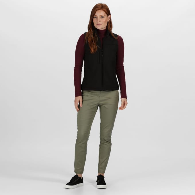 Regatta - Dames Flux Softshell Bodywarmer (Waterafstotend & Windbestendig) (Zwart)