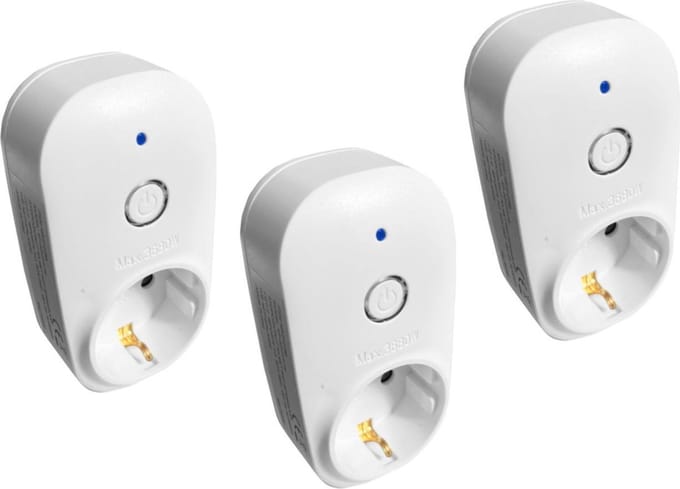 Set van 3 slimme stekkers (wifi schakelaars)