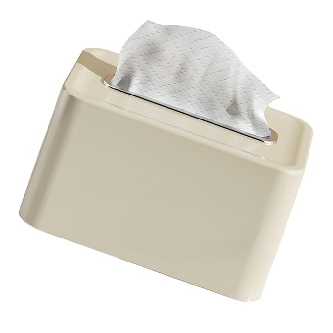 Multifunctionele Exquise Duurzame Tissueboxhoes Tissue Dispenserdoos Servethouder voor white