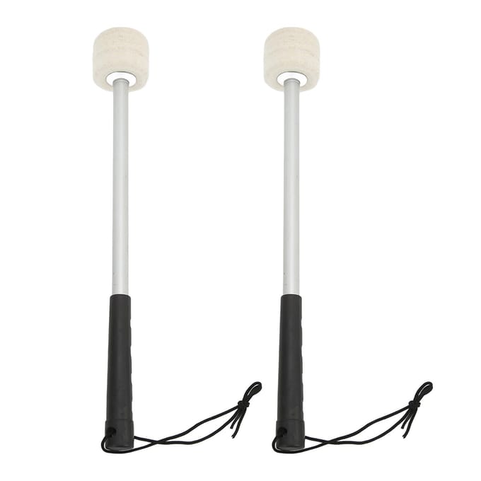 2 stuks Slagwerkhamers Compact Draagbaar Lichtgewicht Professioneel Praktisch Instrumentonderdelen voor white