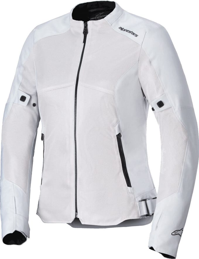 Alpinestars Stella C-1 Air Zilver Dames Motorjas - Maat XXS - Jas