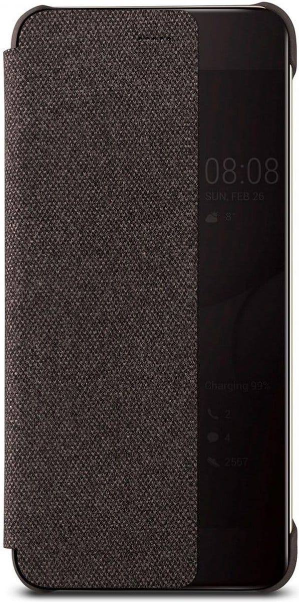 Origineel Huawei  P10 Plus Hoesje View Cover Bruin