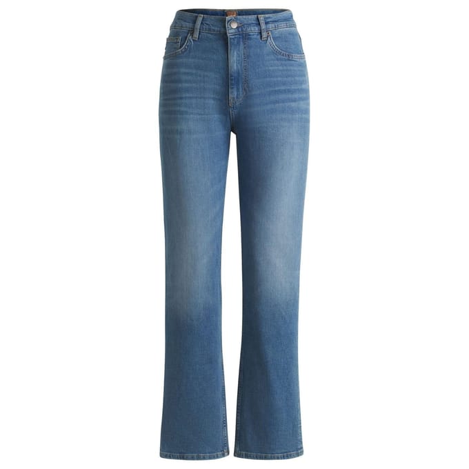 Boss Dames/Dames Ada Hoge Taille Jeans (Blauw)