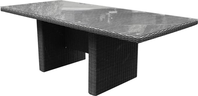 Menorca dining tuintafel 220x100xH75 cm antraciet