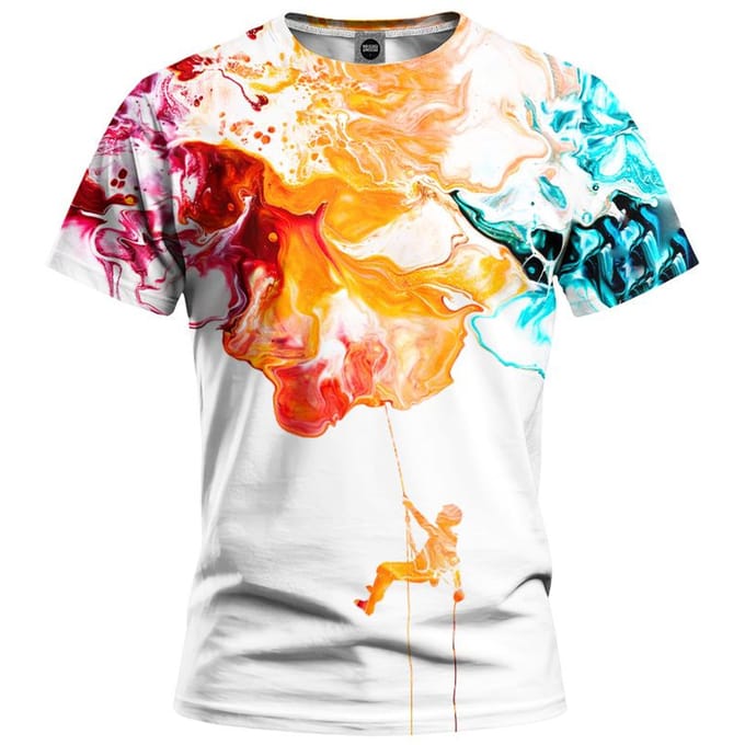 "Paint Pour Climber" T-shirt