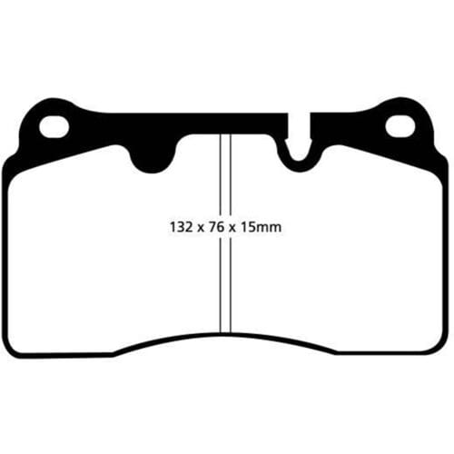 Remblokkenset, schijfrem EBC BRAKES DP41908R