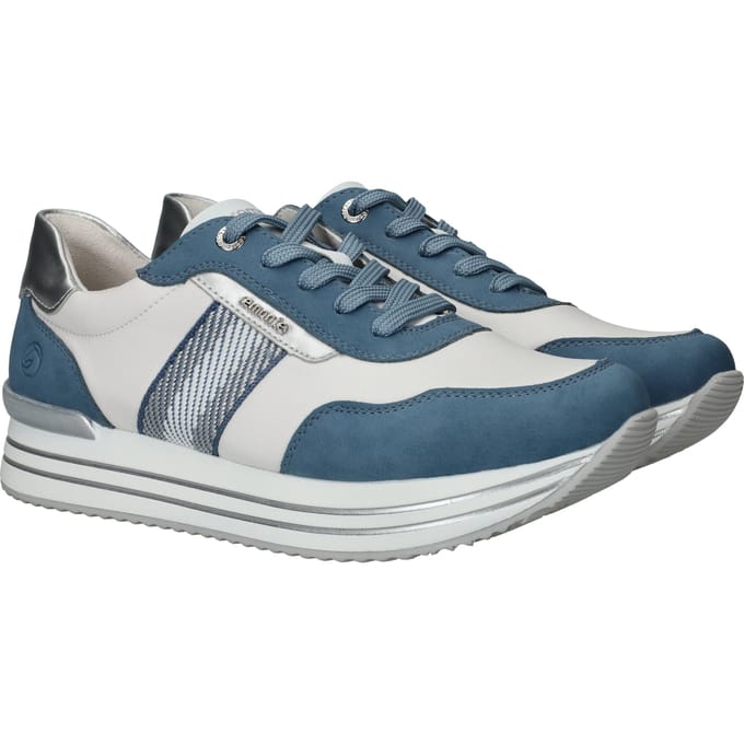 Remonte Sneakers blauw Synthetisch - Maat 43