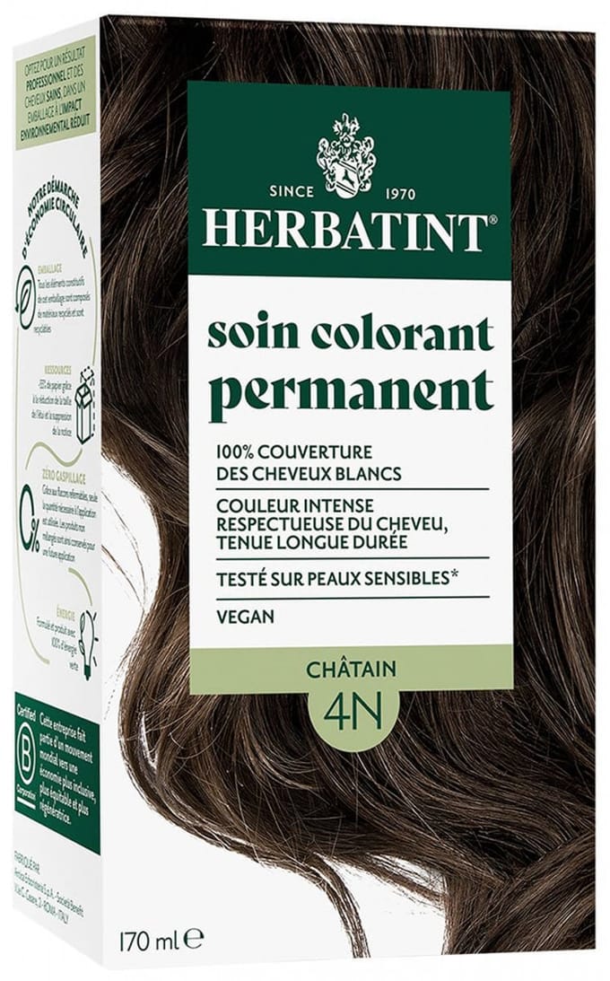 Herbatint Permanente Kleurverzorging 170 ml (Kleuren : Kastanje)