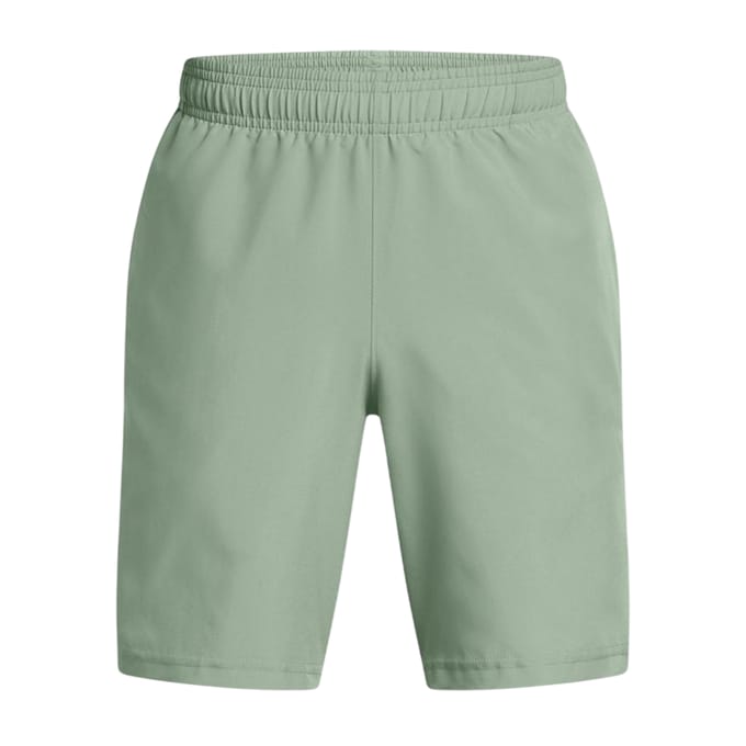 Under Armour Technische geweven korte broek met logo voor jongens (Muntgroen)
