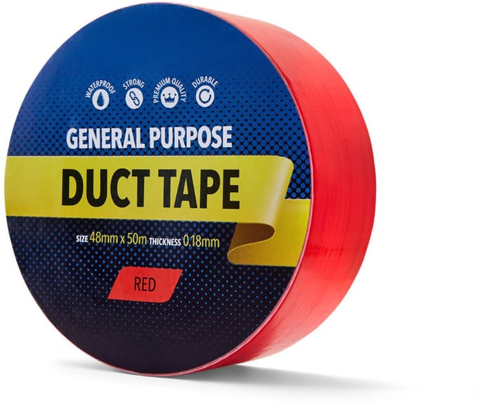 YellowBand Duct Tape 48mm x 50m Rood