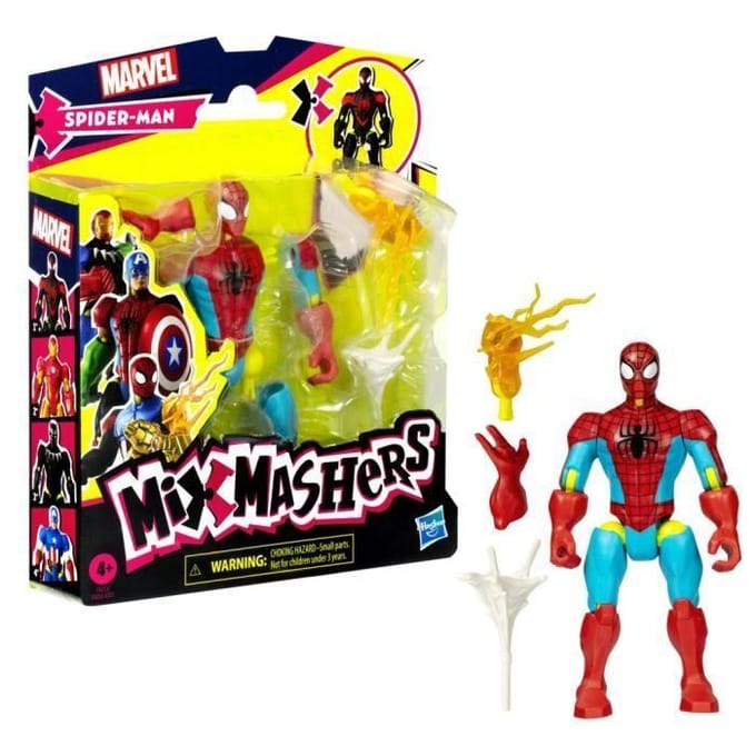 Hasbro MixMashers Marvel Spider-Man - Mix & Match actiefiguur - 4+ jaar