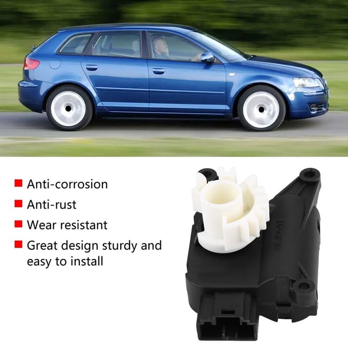 1K0907511C Temperatuurregelklep Recirculatieluchtklep Servomotor voor A3 2004?2013 zwart