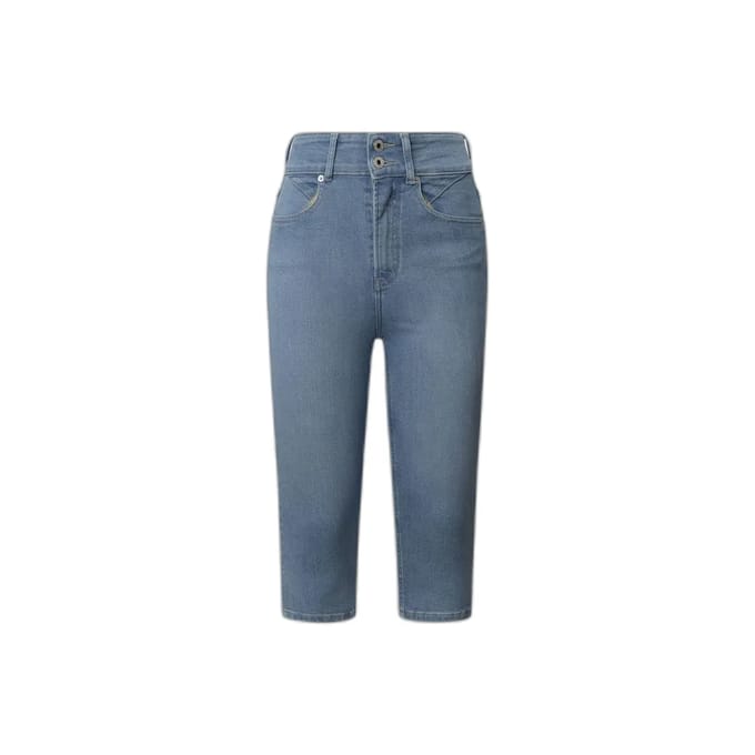Damesjeans Pepe Jeans Contour Crop Uhw