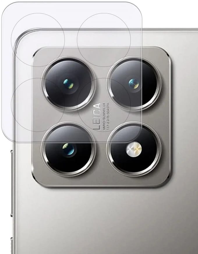 Rosso Camera Protector Geschikt voor Xiaomi 14T | Camera Lens Bescherming | Case Friendly | Ultra Dun Glas | Transparant
