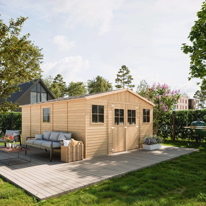 Intergard Tuinschuur tuinberging grenen 493x401x246cm