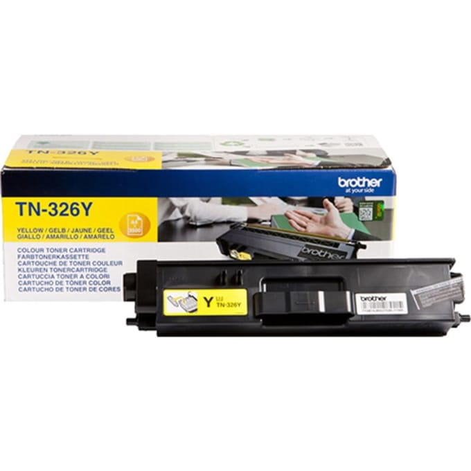 BROTHER TN-326Y tonercartridge geel high capacity 3.500 pagina s 1-pack