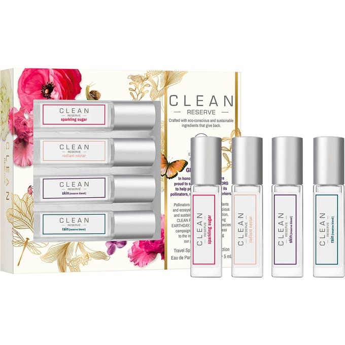 Clean Reserve Travel Spray Layering Collection EDP Gift Set 4 x 5 ml