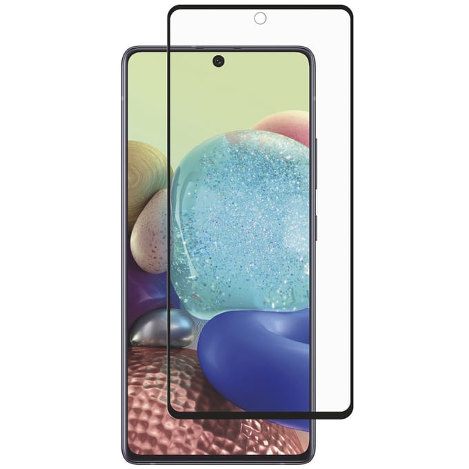 Selencia Gehard Glas Premium Screenprotector voor de Samsung Galaxy A72 / M53 - Zwart