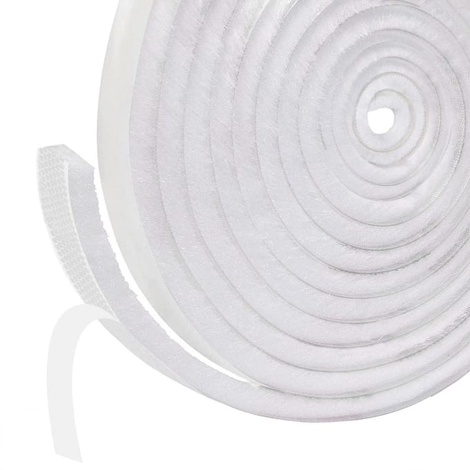 Borstelafdichting - Deurstrip Tochtstrip - Tocht Weren - Zelfklevend Polypropyleen - 6 Meter Lengte - Wit