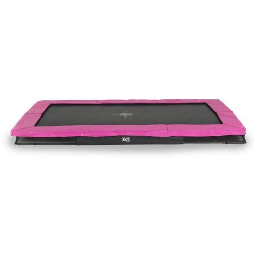 EXIT Silhouette Sporttrampoline 214x305cm - Inground - Ingraaftrampoline - Rechthoekig - Voor Kinderen - Roze